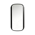 Modern Oval Wall Mirror with Black Frame